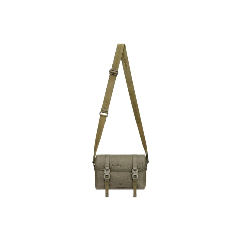 DIOR Hit The Road Grained Calfskin Shoulder Bag, Crossbody Bag Men's Khaki-1