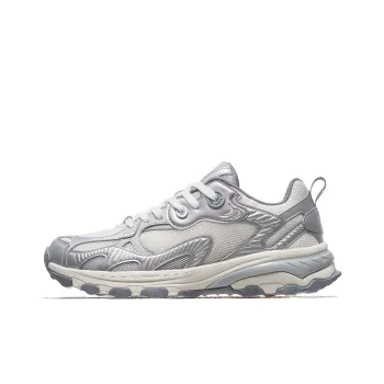 CAMEL Low Top Running Shoes Men's Ivory White Silver