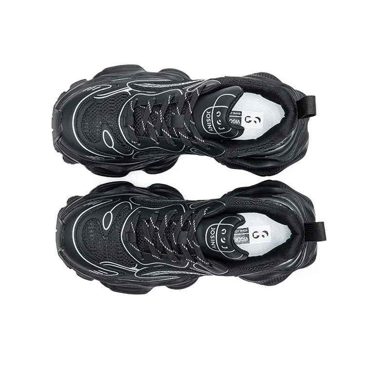JOSINY Anti Slip Wear Resistant Low Top Chunky Sneakers Men's-9