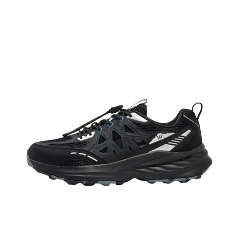 361° Hydrogen Series Anti Slip Wear Resistant Low Top Outdoor Shoes Men's Black Silver-0