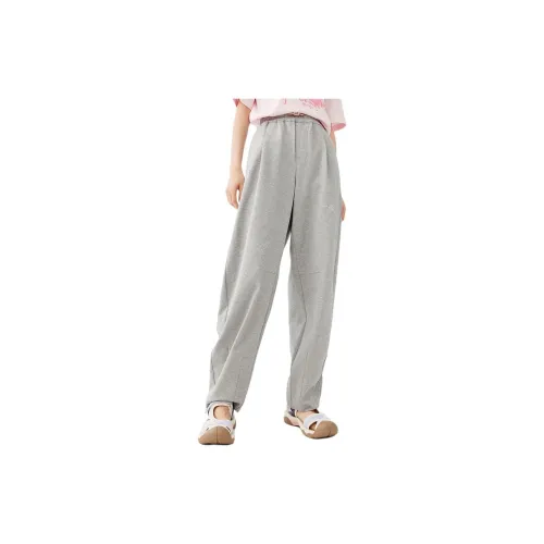 Asuka and new sake Knitted Sweatpants Women's Light Gray HCC01