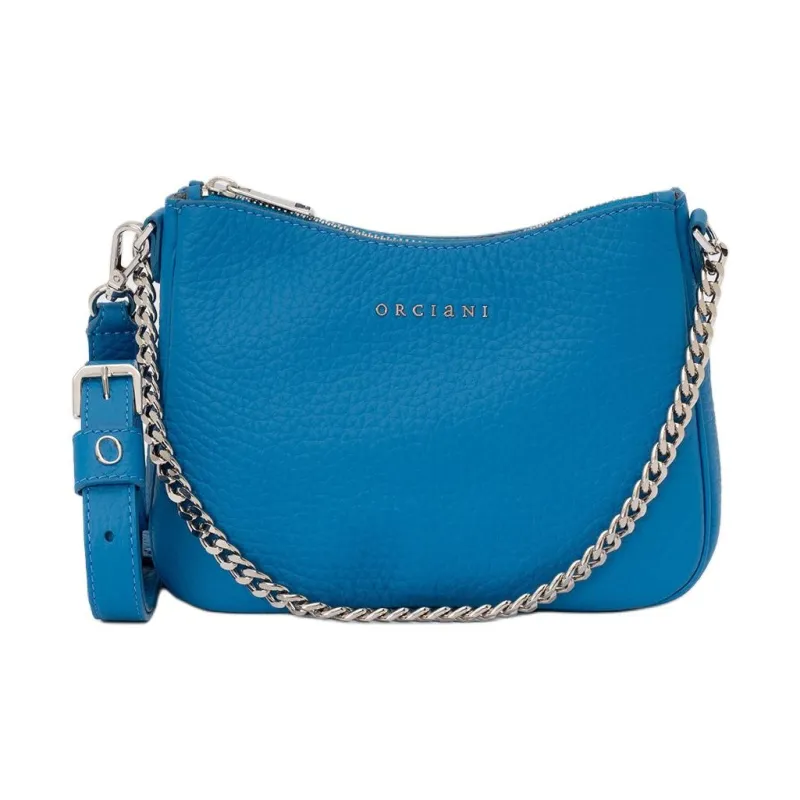 ORCIANI Leather Handbag Shoulder Bag Crossbody Bag Mini Women's Electric Blue-0