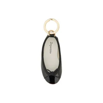 Repetto Patent Leather Keychains Women's Black