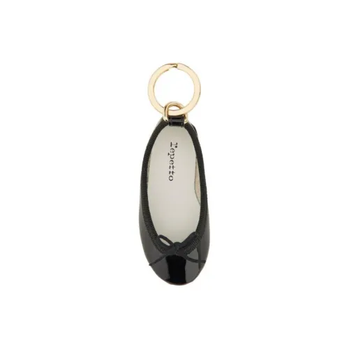 Repetto Patent Leather Keychains Women's Black