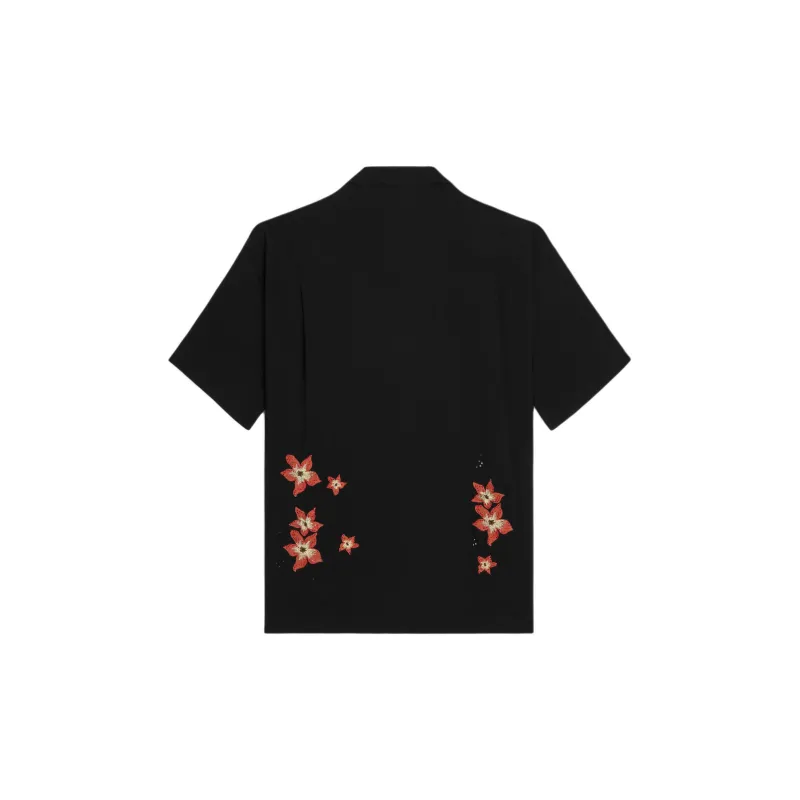 CELINE Embroidered Hawaiian Shirt In Viscose-1