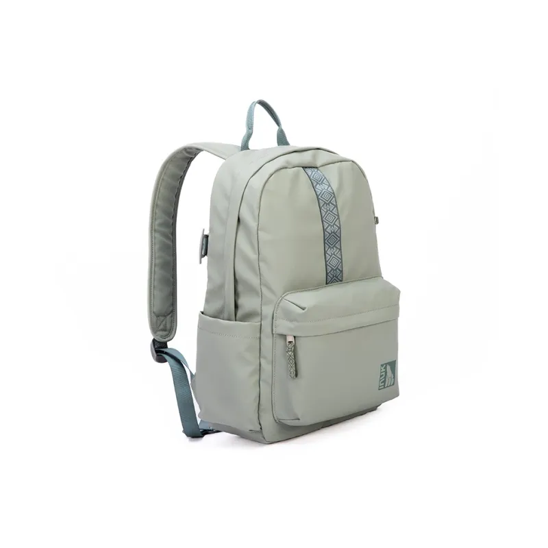 INUK Polyester Backpack Regular Unisex Yellow/Milk Tea Beige/Green/Pink-39