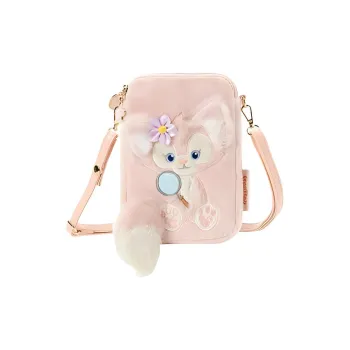 Disney Plush Cell Phone Pouch, Crossbody Bag, Shoulder Bag Women's Pink
