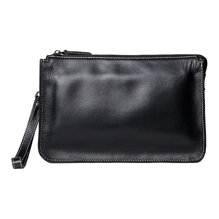 DOSRFINI Genuine Leather Top Grain Cow Leather Clutch Men's-0