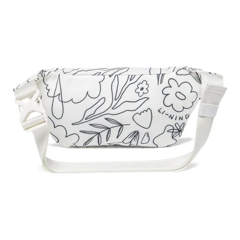 LiNing Sports Life Collection Polyester Sling Bag Fanny Pack Regular Unisex White-3
