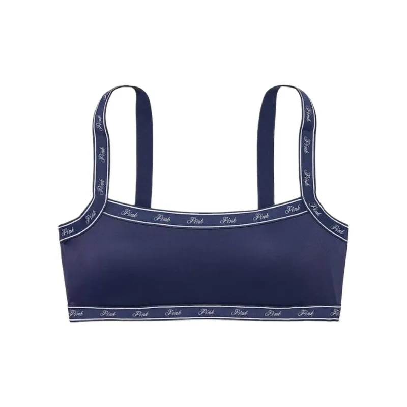 Victoria's Secret PINK BRALETTES Bra Women's Midnight Marine Blue-0