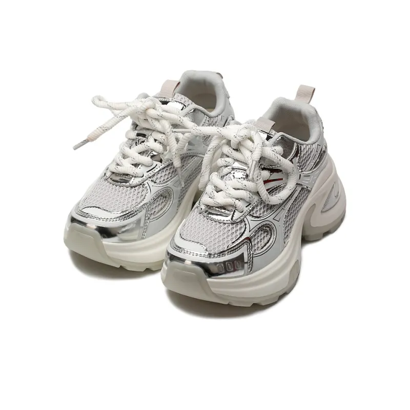Zun'er Cushioning Anti Slip And Wear Resistant Low Top Chunky Sneakers Women's-2