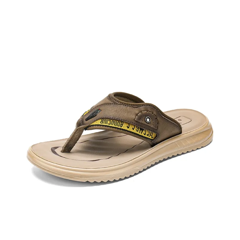 G.N.SHIJIA Stitching Abrasion Resistant Flip Flops Men's-1