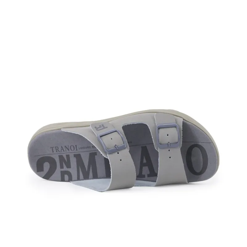 TRANOI Abrasion Resistant Slide Slippers Men's Gray-3