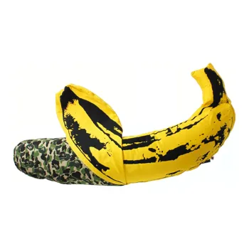 A BATHING APE ABC Camo Banana Cushion Camouflage Banana Green/Blue/Pink Dolls Plush Doll