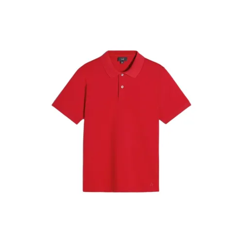 Dunhill Polo Shirts Men Red