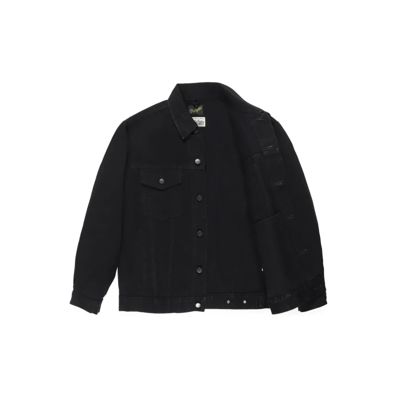 WACKO MARIA x WRANGLER SS24 Denim Jacket Unisex Black-1