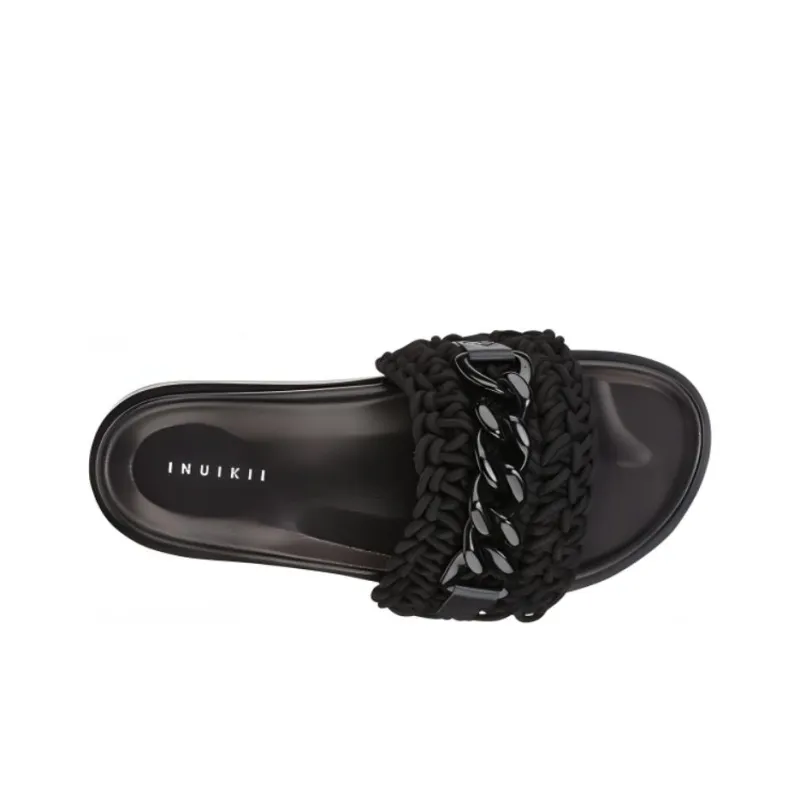 Inuikii Slide Slippers Women's Black-4