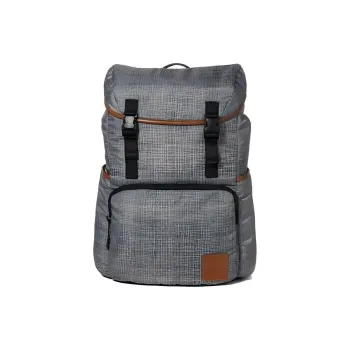 New Balance Fabric Backpack Regular Unisex Gray/Black/Brown