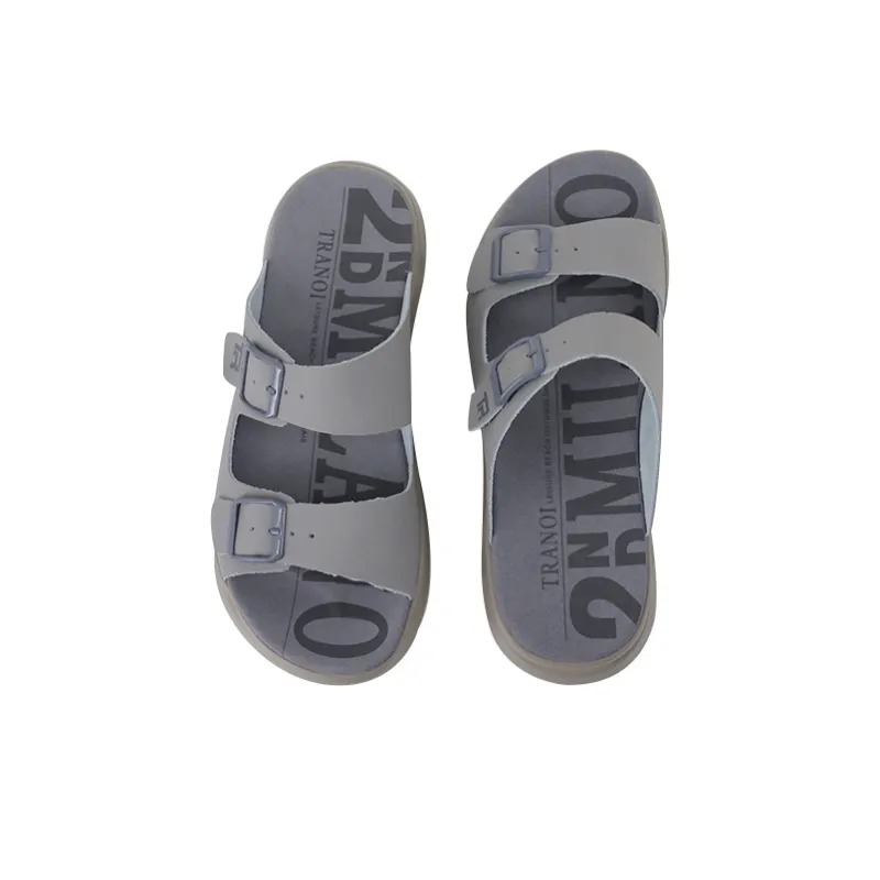 TRANOI Abrasion Resistant Slide Slippers Men's Gray-5