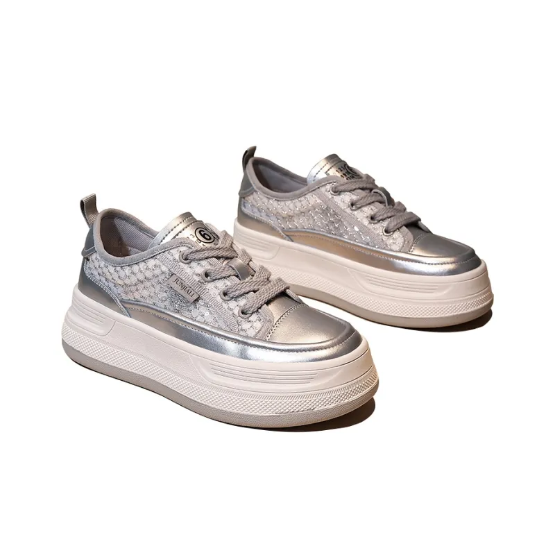 Junjali Anti-Slip And Wear-Resistant Breathable Low-Top Casual Shoes Women's-2