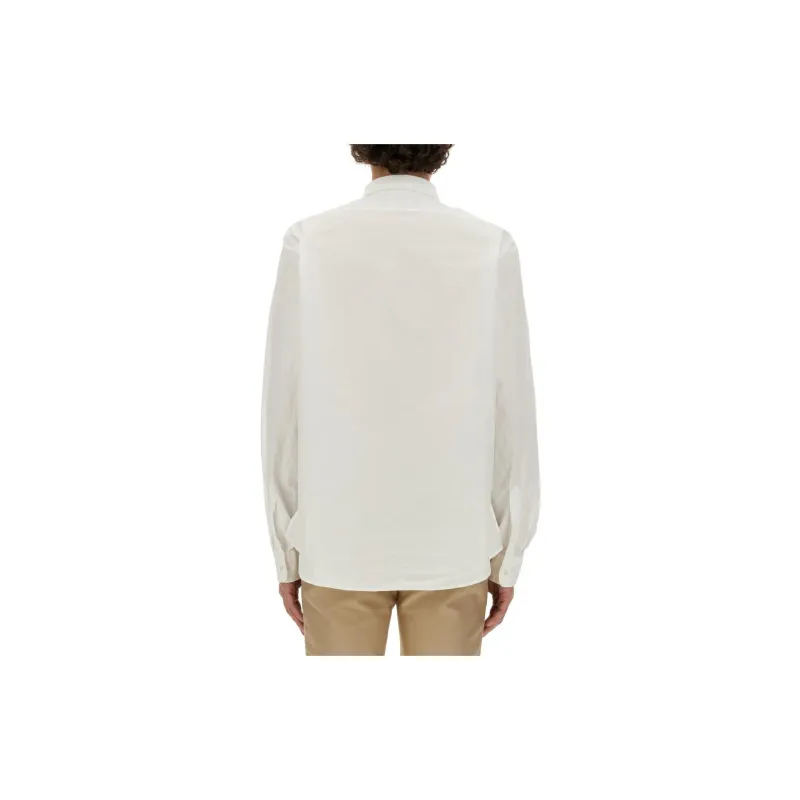 ASPESI Straight Point Collared Buttoned Shirt-1