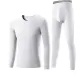 Crew Neck Set (White) Modal Cotton/Antibacterial Anti-Mite