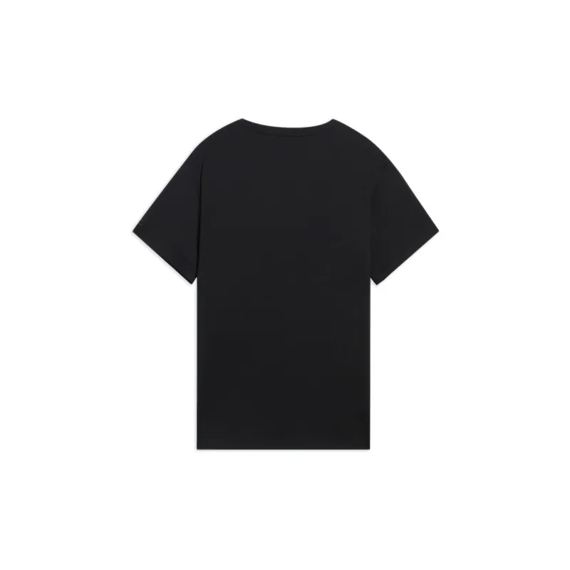 LiNing Sports Fashion Collection T Shirt Unisex Black/Bright Orange-1