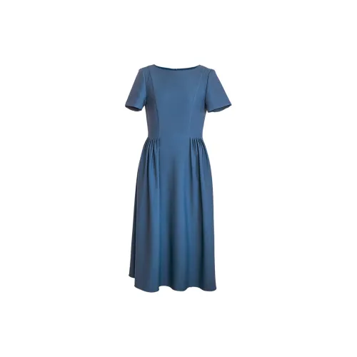 ROEYSHOUSE Short-Sleeved Dresses Women's Blue