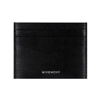 Givenchy 4G Calfskin Card Holder Men's Black