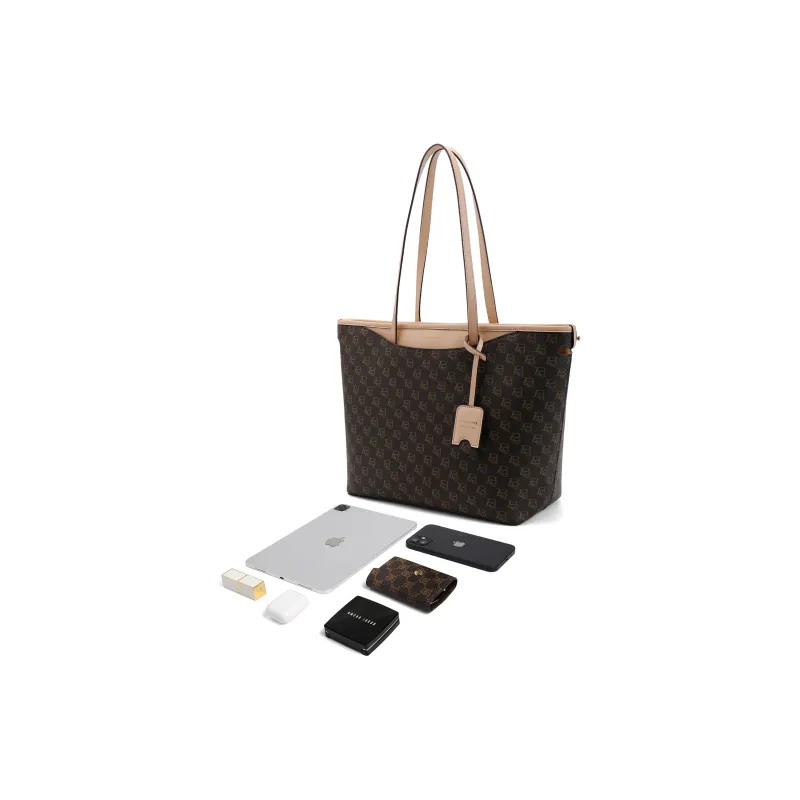BELLE Cow Leather Shoulder Bag Women's-11