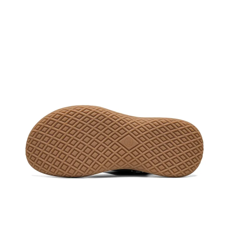 G.N.SHIJIA Beach Sandals Men Black/Dark Brown-12