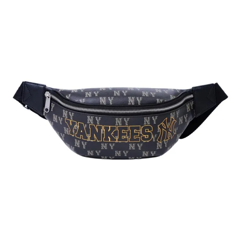 MLB Artificial Leather Shoulder Bag Crossbody Bag Fanny Pack Regular Unisex Black-2