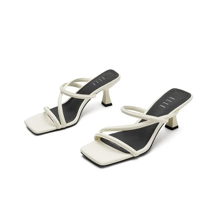 ELLE One Strap Sandals 6.5cm Women's-11