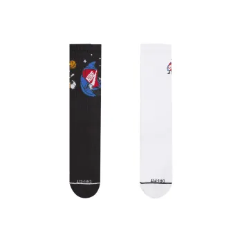 Nike Mid Calf Socks Unisex 2 Pack Multicolor