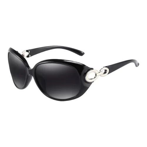 PRETTYALLUSION Oval Sunglasses Women's