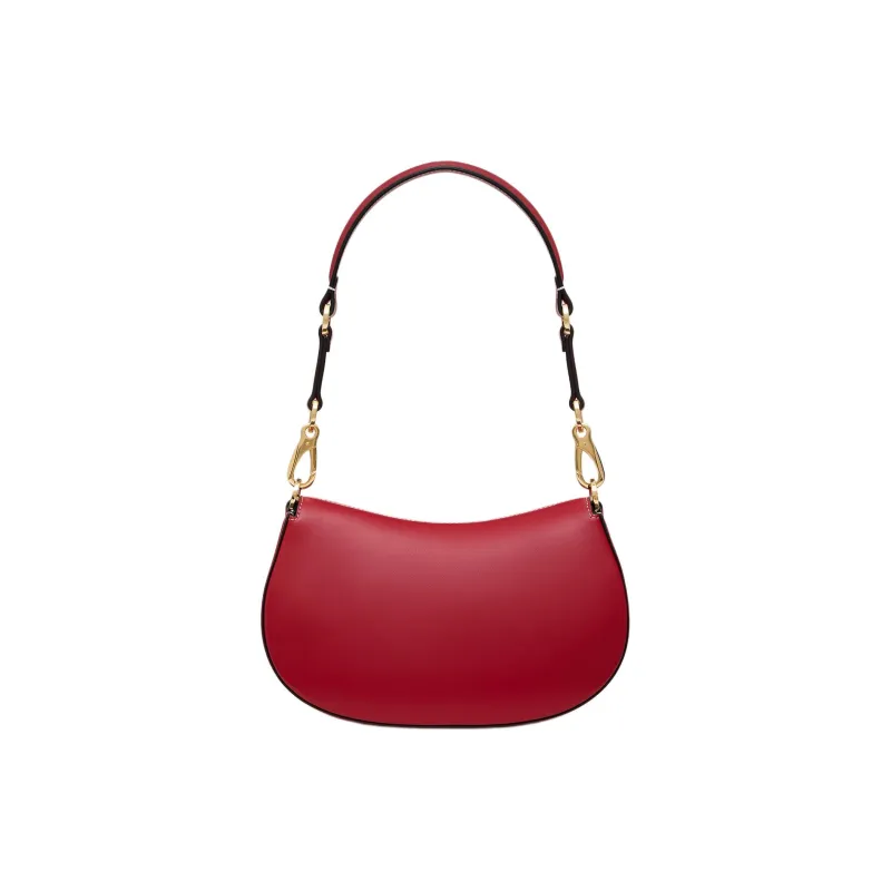 Valentino Calfskin Crossbody Bag Shoulder Bag Women's Red-3
