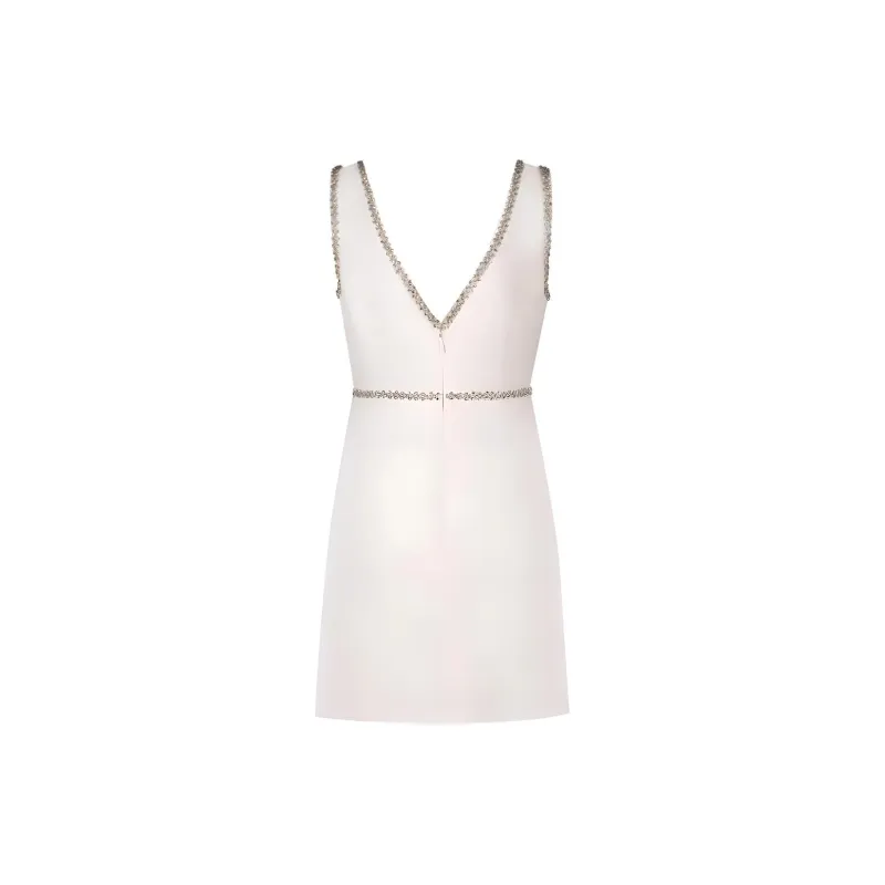 Self portrait Bonded Crepe Bow Mini Dress-1