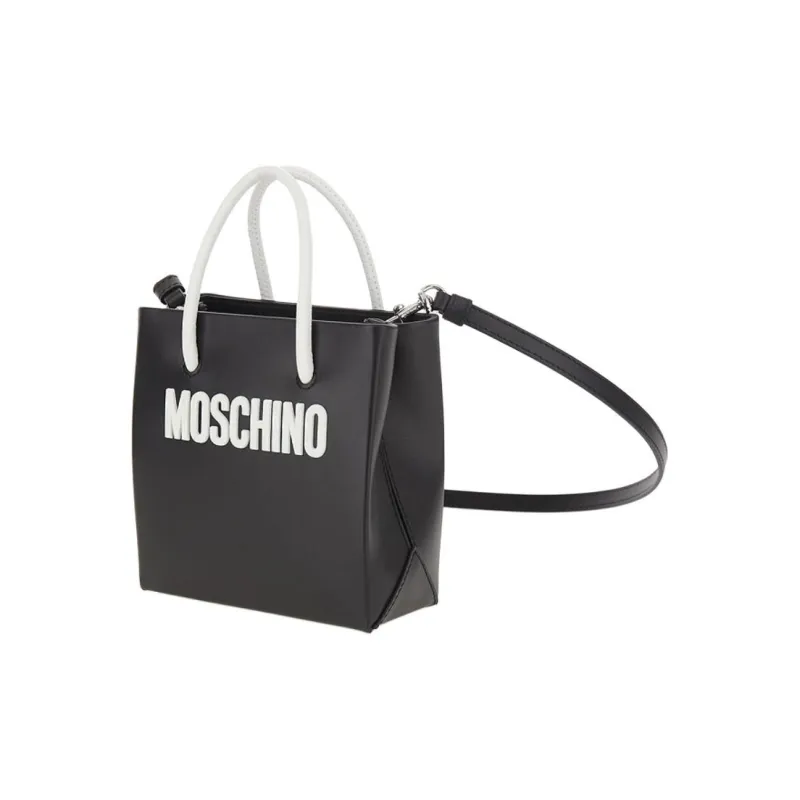 MOSCHINO Logo Lettering Mini Tote Bag-1