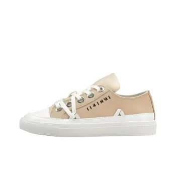 Inuikii Low Top Skateboard Shoes Women's Beige
