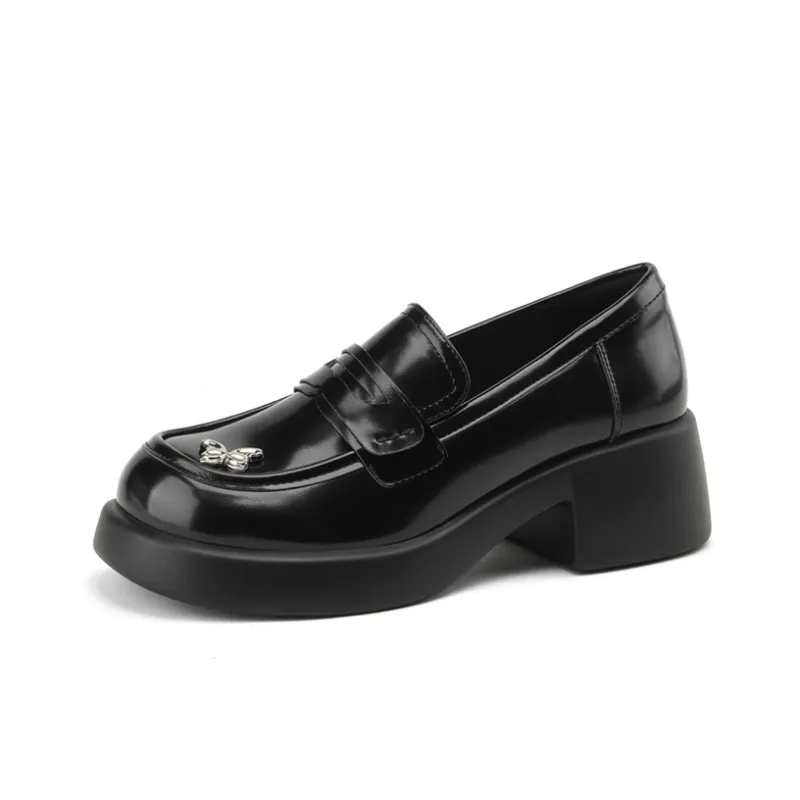 JOSINY Loafers Women's Black/Ecru-1