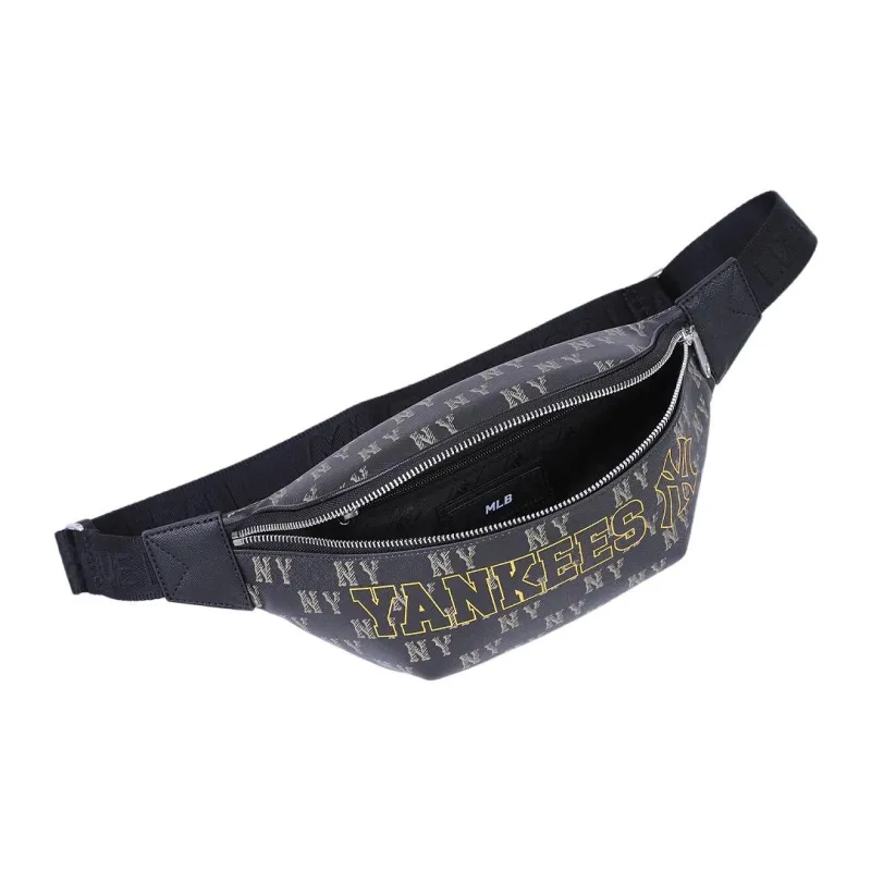 MLB Artificial Leather Shoulder Bag Crossbody Bag Fanny Pack Regular Unisex Black-4