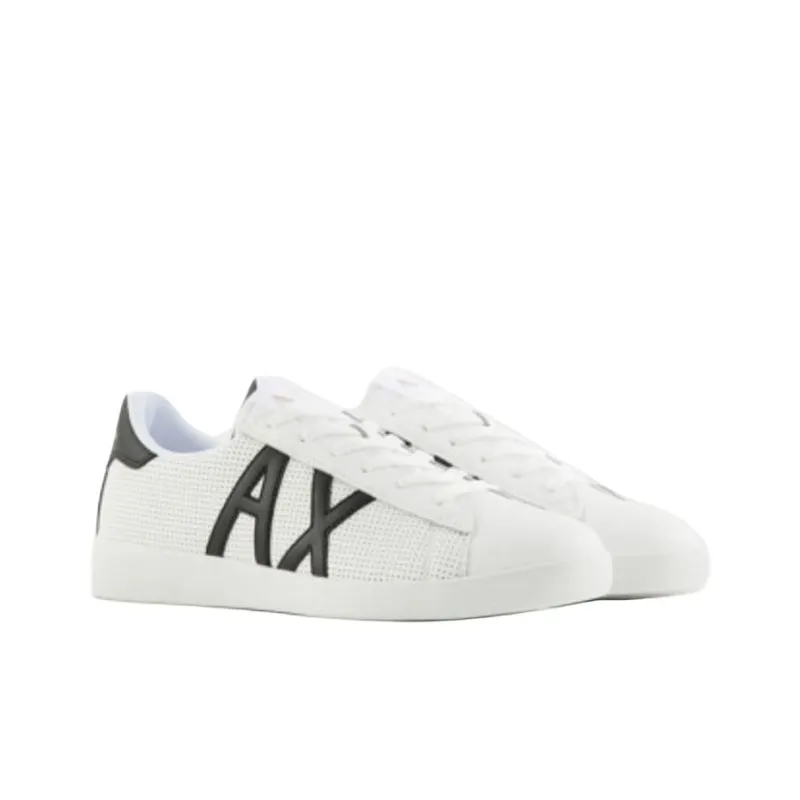 EMPORIO ARMANI Low Top Skateboard Shoes Men's White-2