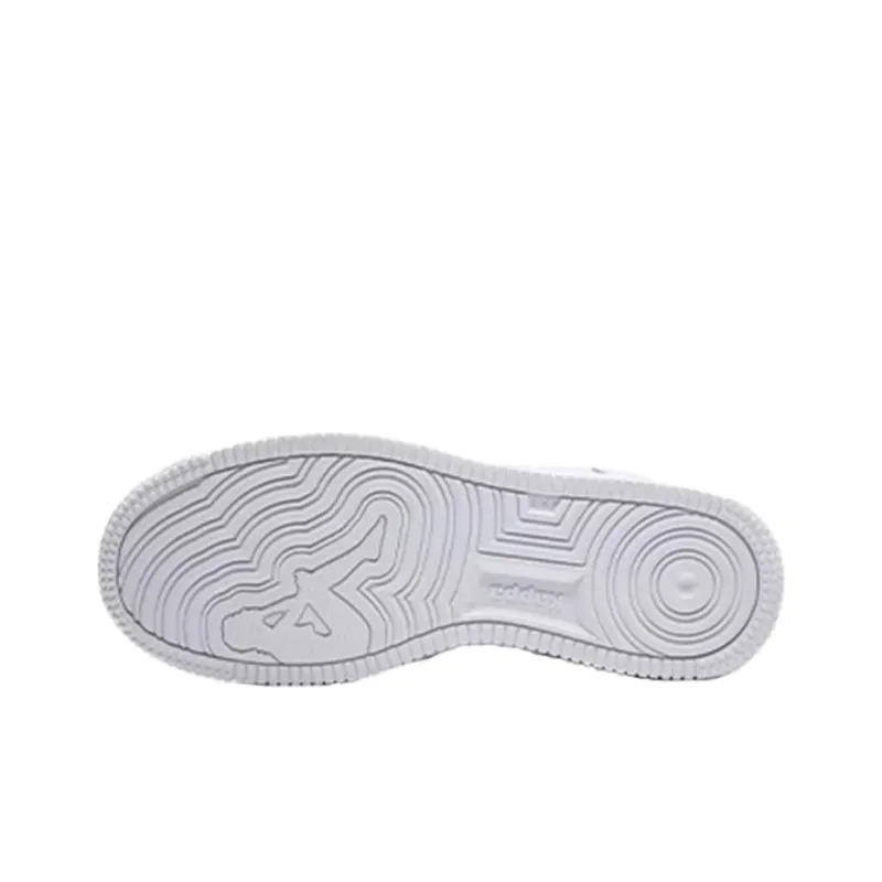 Kappa Wear Resistant Low Top Skateboard Shoes Unisex Heron Feather White-3