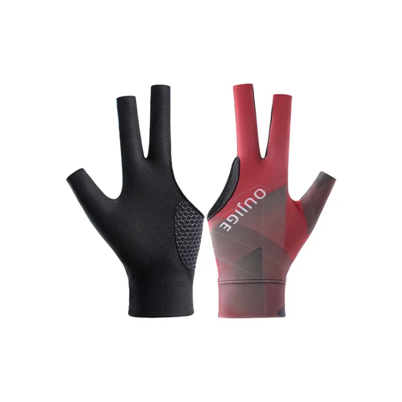 BSELEON Billiards Three Finger Gloves Unisex-20