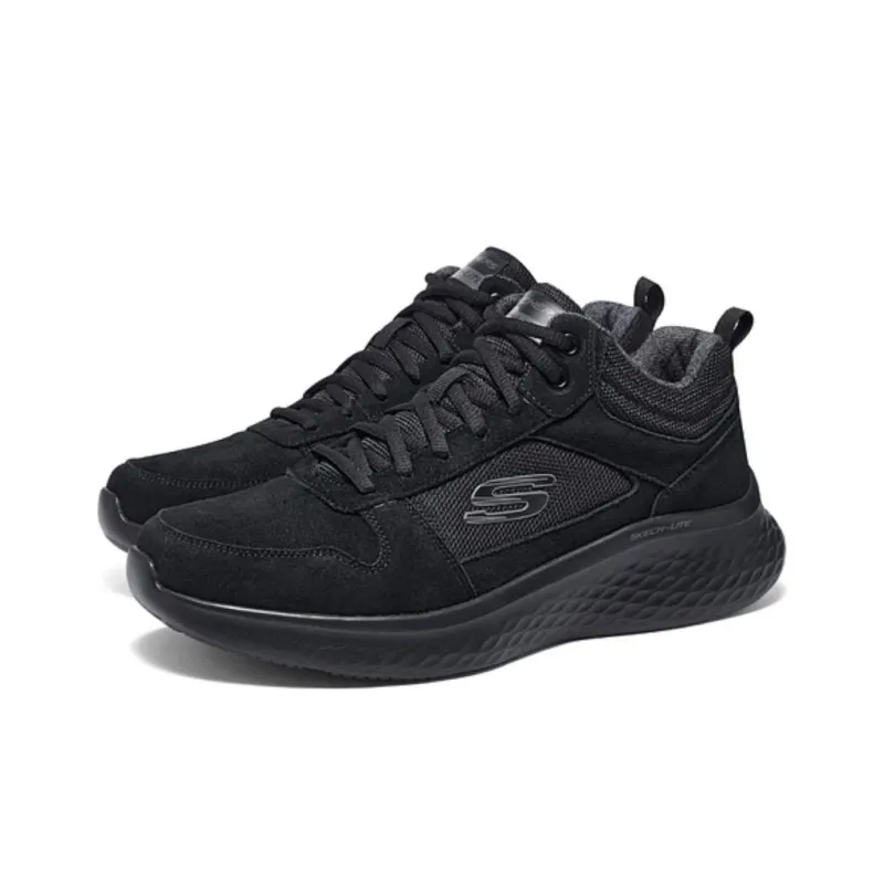Skechers Skech Lite Pro Cushioned Slip Resistant Mid Top Casual Shoes Men's Black-2