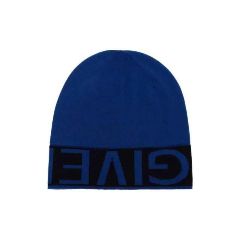 GIVENCHY Wool Beanies Men's Blue-1