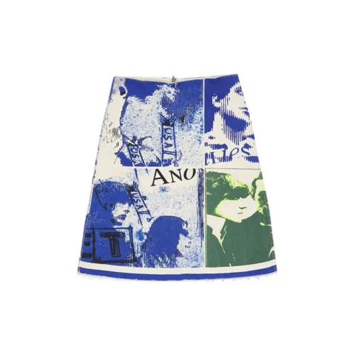 Anomalies Department -a.N.D Denim Short Skirts Women's Dark Blue