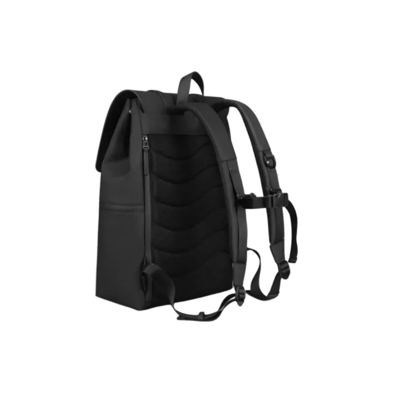 Gaston Luga Waterborne Polyurethane Backpack Medium Size Unisex Black-2