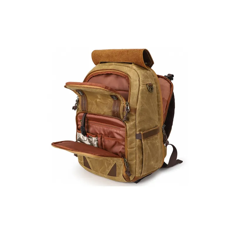 TTaG．baG Batik Canvas Backpack Unisex-4