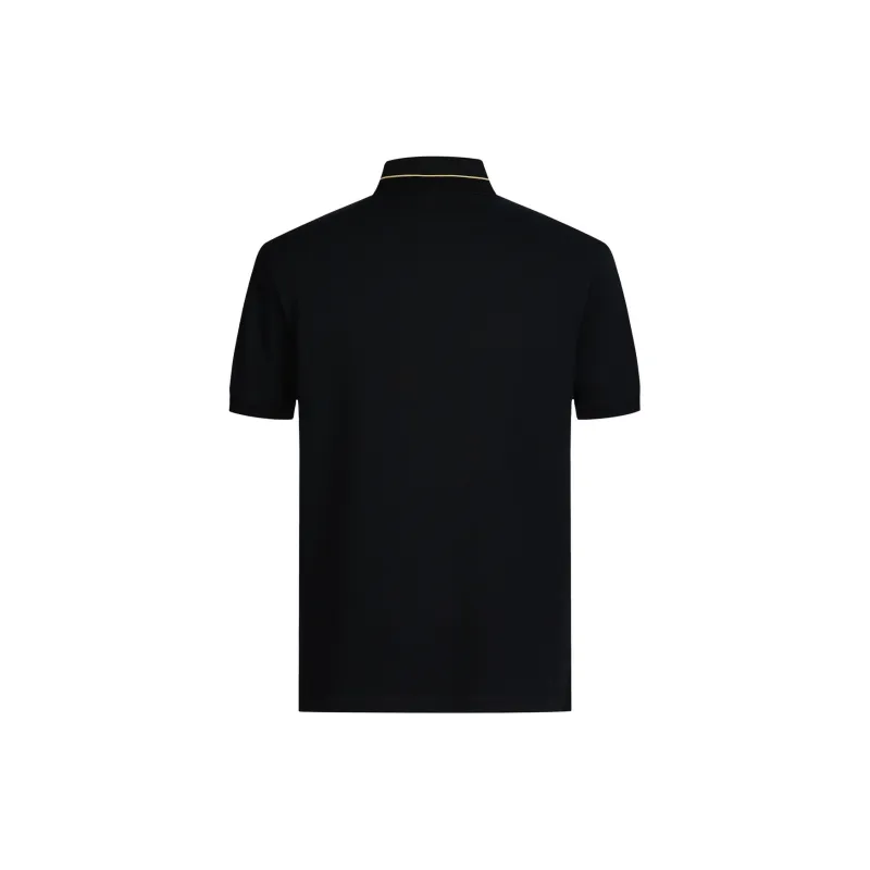MANGANO Little Bee Series SS24 Polo Shirt Men's Black-1